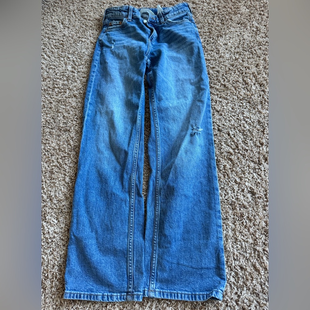 H&M jeans, straight leg, girls size 12